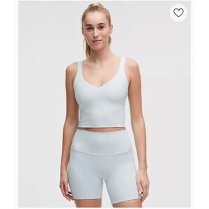 lululemon Align Tank Top Light Support, C/D Cup in White Size 6